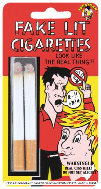 2x fake cigarettes